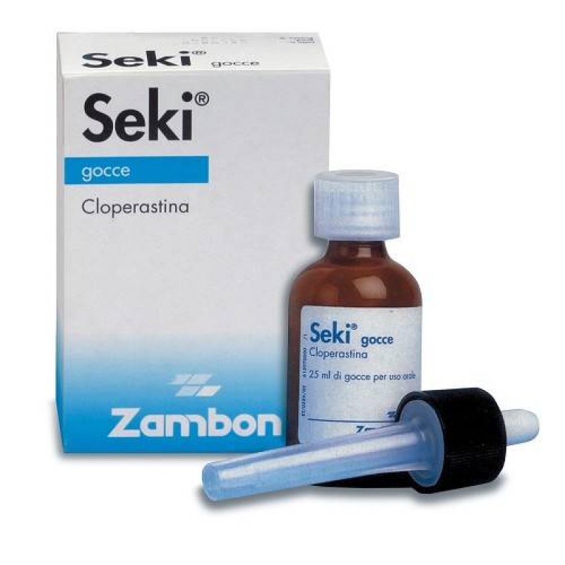 Seki Gocce 35,4 mg /ml Cloperastina Sedativo Tosse Flacone 25 ml