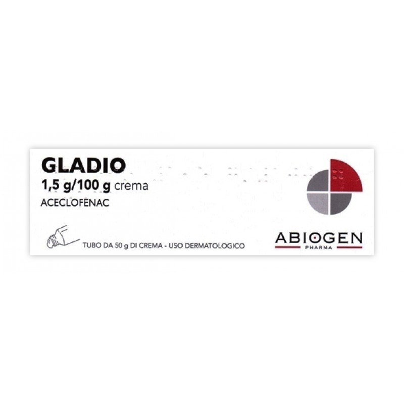 Gladio Crema 1,5 gr/100 gr Aceclofenac Dolori Articolari 50g