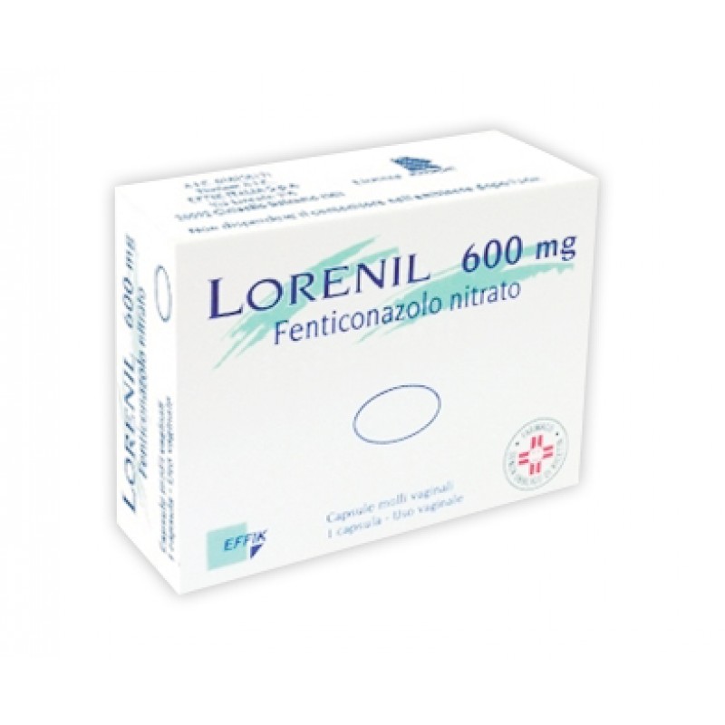 Lorenil 600 mg Fenticonazolo 1 Capsula Molle Vaginale