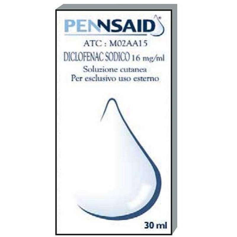 Pennsaid 16 mg/ml Diclofenac Sodico Soluzione Cutanea 30 ml