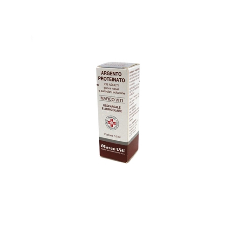 Argento Proteinato Marco Viti 2% Adulti Decongestionante Gocce 10 Ml