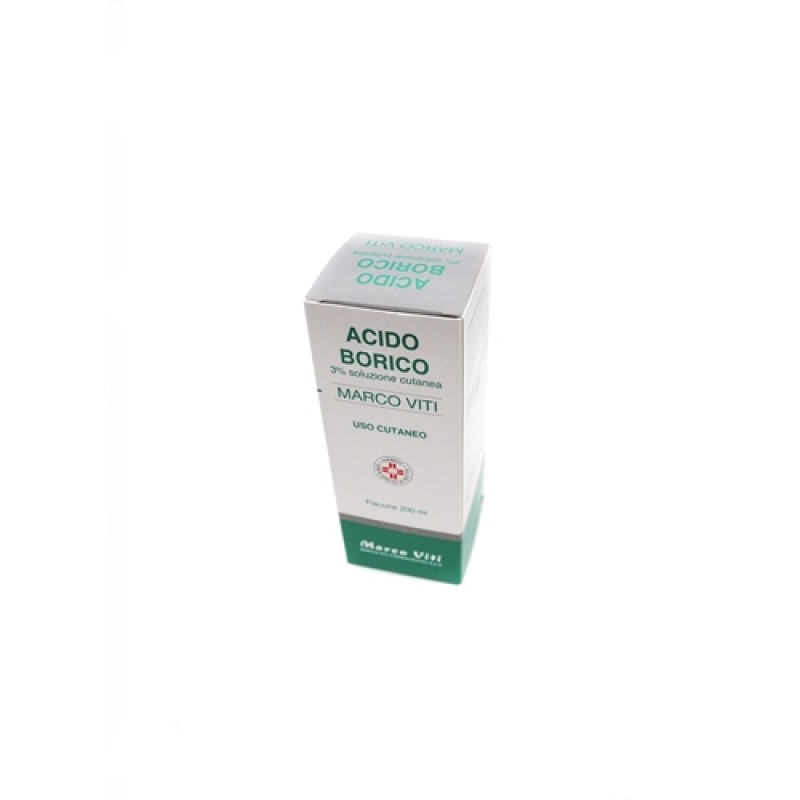 Acido Borico Marco Viti Soluzione Cutanea 3% Antisettico 200 ml