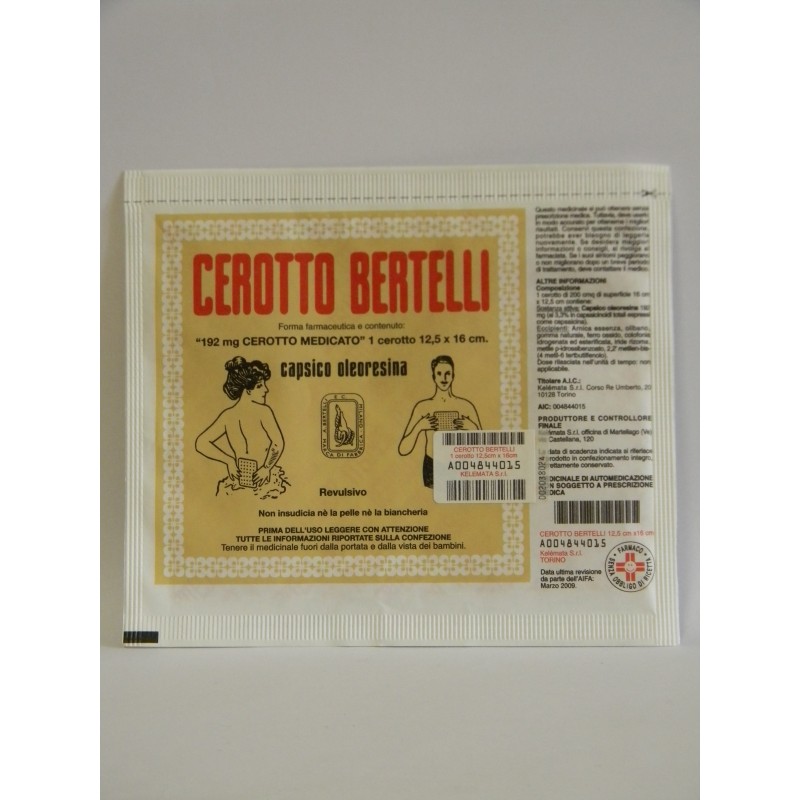 Cerotto Bertelli Medio - 1 Cerotto 12,5x16 cm