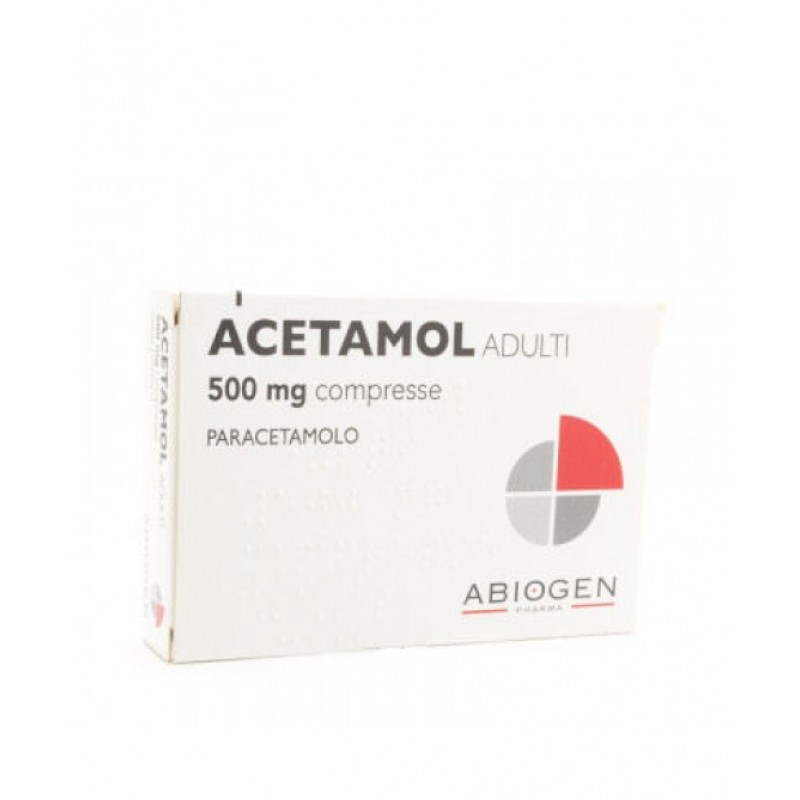 Acetamol Paracetamolo 500mg Adulti - 20 Compresse