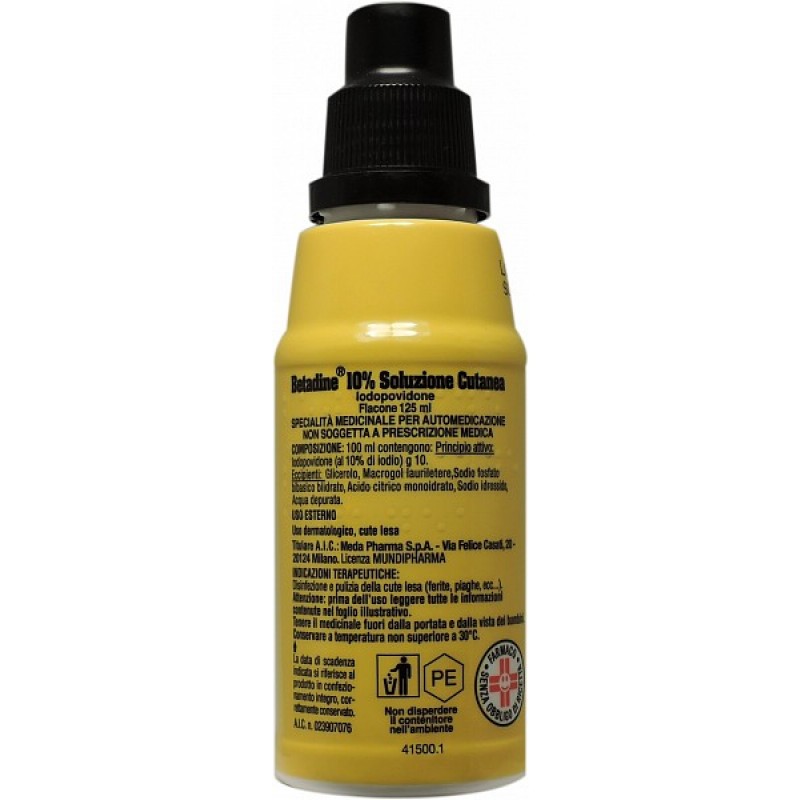 Betadine - Soluzione cutanea disinfettante al 10% - 120 ml