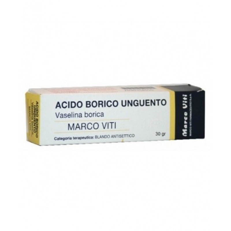 Acido Borico Marco Viti 3% Unguento Antisettico Tubo 30 g