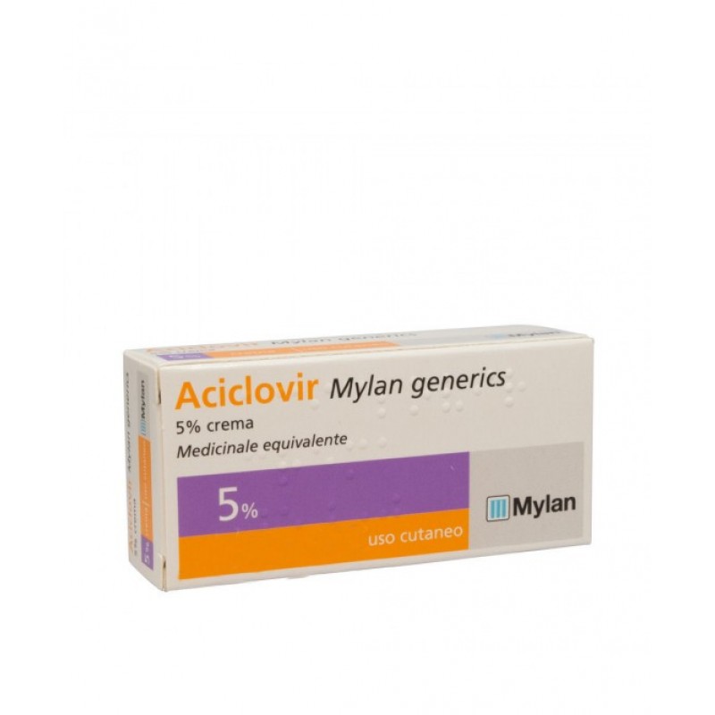 Aciclovir Mylan Crema 5% 3g
