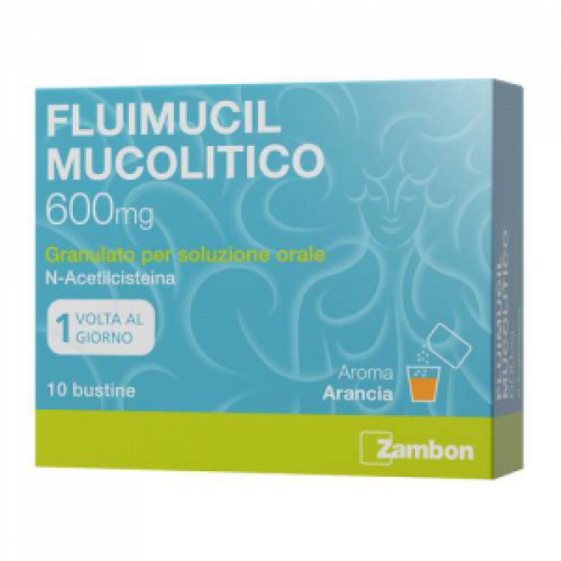 Fluimucil Mucolitico 600mg - 10 Bustine