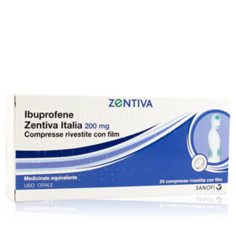 Ibuprofene Zentiva Italia 200mg 24 compresse rivestite con film