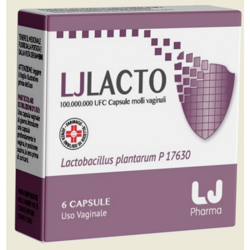 Ljlacto 6 capsule vaginali 100000000UFC