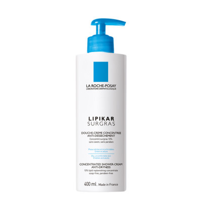 La Roche Posay Lipikar Surgras Doccia-Crema Concentrata Pelle Secca 400 ml