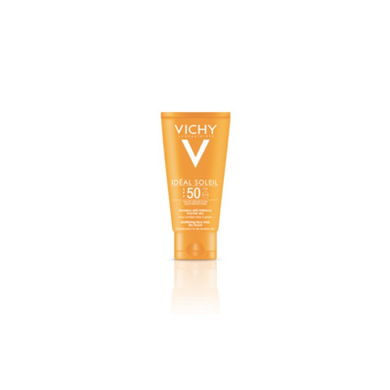 Vichy Idéal Soleil Crema Solare Effetto Asciutto SPF50+ - Protezione viso anti-lucidità - 50 ml