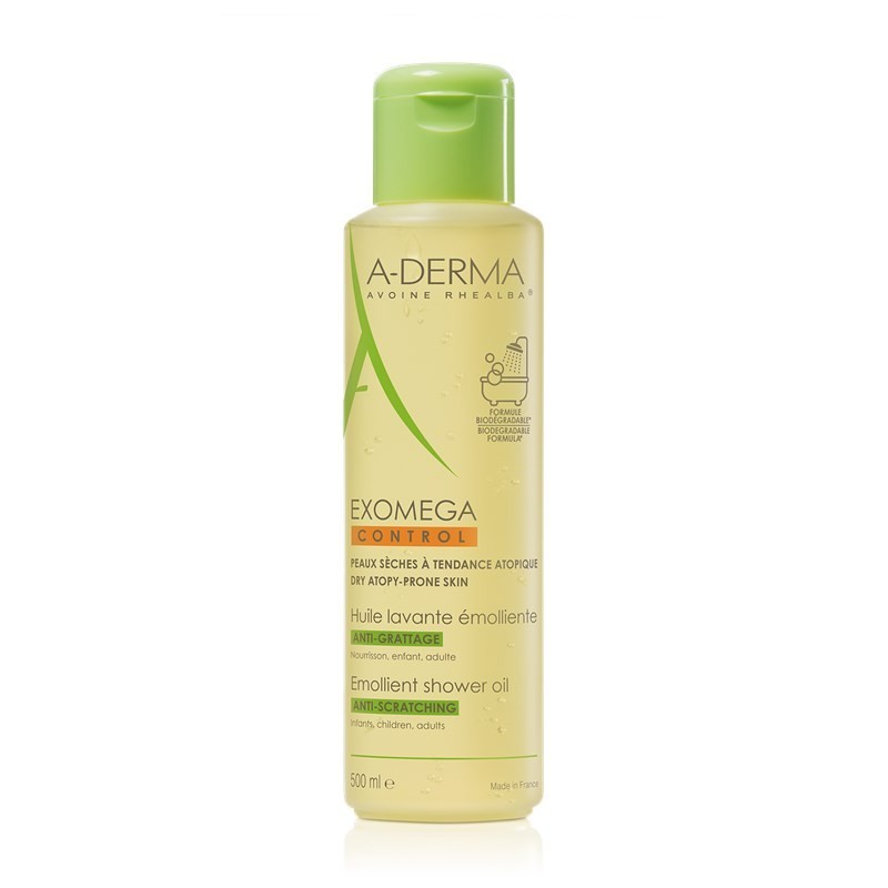 A-DERMA EXOMEGA CONTROL Olio Lavante Emolliente 500 ml NUOVO