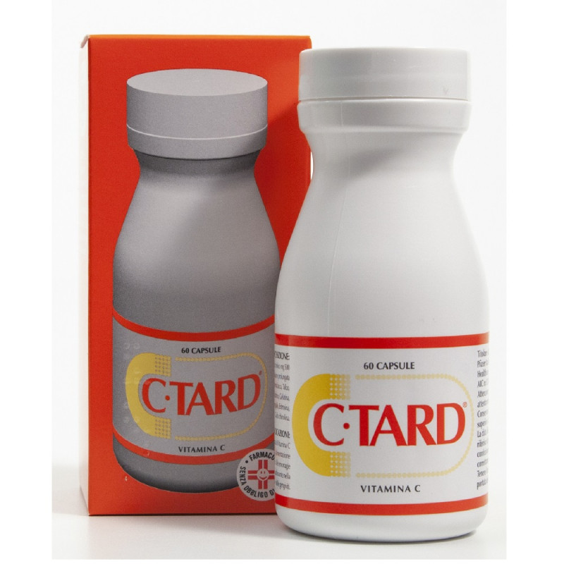 C-Tard 500 mg Vitamina C 60 Capsule Rilascio Prolungato