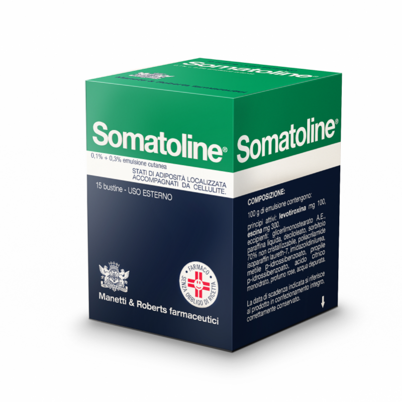 Somatoline Emulsione Cutanea Anti-cellulite 0,1% + 0,3% - 15 Bustine