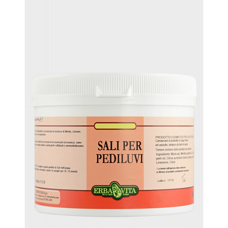 Erba Vita Sali del Mar Morto Pediluvio 500 g