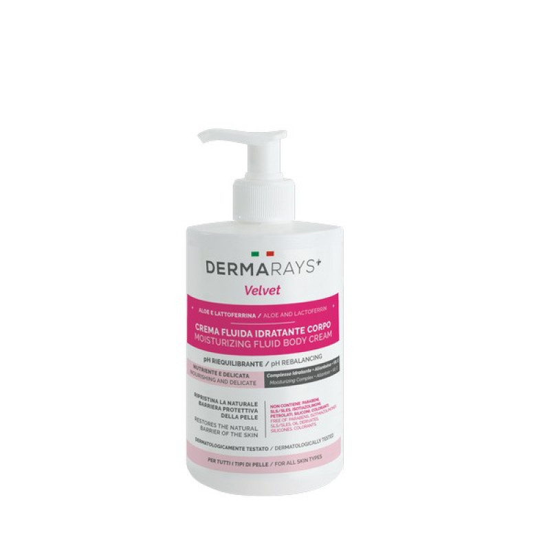DERMARAYS VELVET CREMA FLUIDA IDRATANTE CORPO 500ML