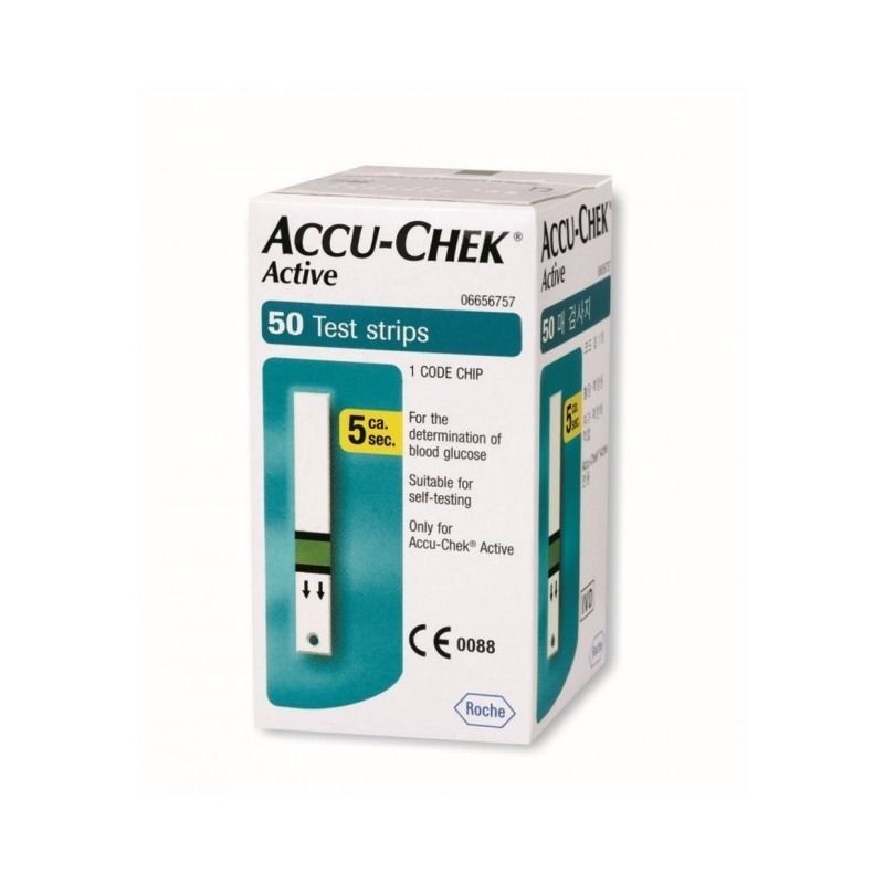 Accu-Chek Active Strisce Reattive Controllo Glicemia 50 Pz