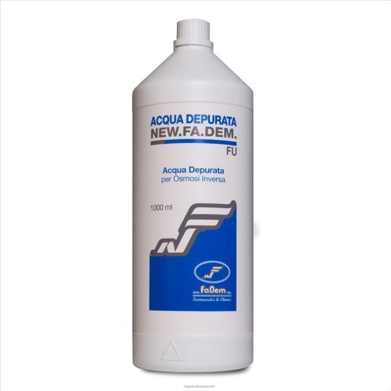 New Fa Dem Acqua Depurata Bidemineralizzata 1000 Ml