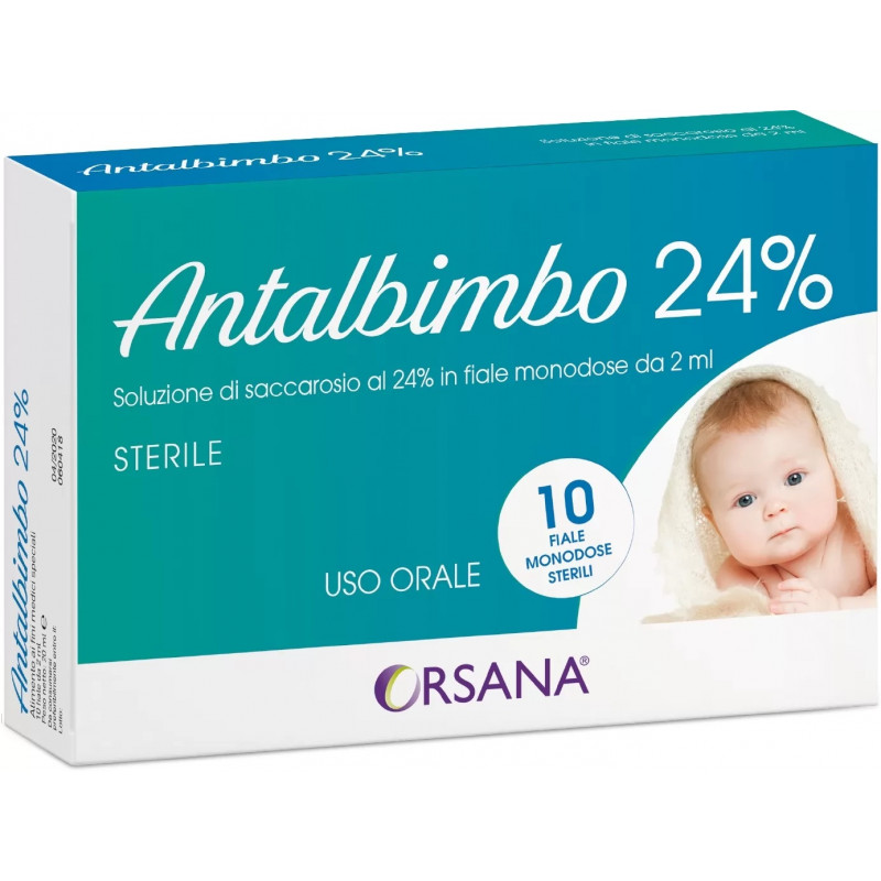 Antalbimbo 24% Soluzione Sterile Di Saccarosio Per Neonati 10 Fiale