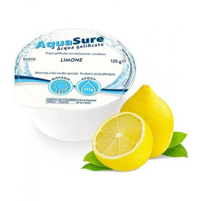 Aquasure Acqua Gelificata Edulcorata Limone 24 pezzi
