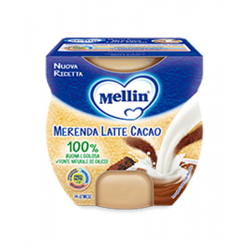 Mellin Merenda Latte e Cacao 2 x 100 g