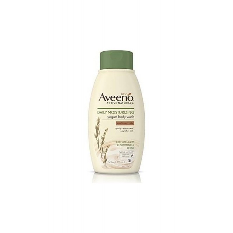 Aveeno Daily Moisturizing Bagno Doccia allo Yogurt Profumo Vaniglia e Avena 300 ml