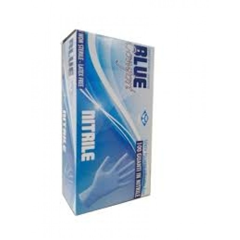 GUANTI NITRILE SENZA POLVERE TAGLIA S 100 PEZZI