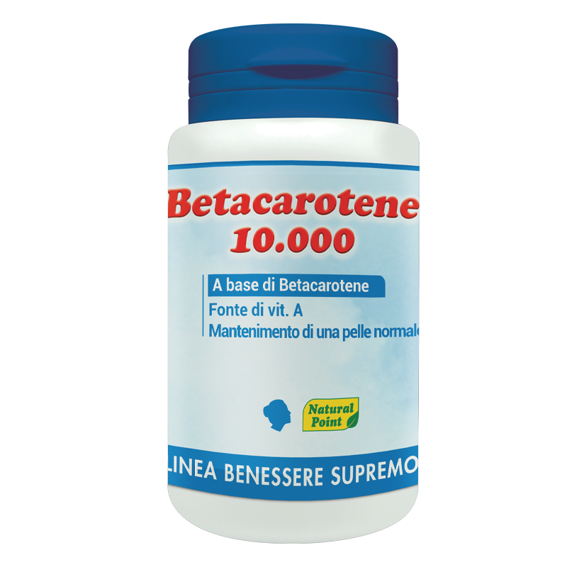Betacarotene 10000 Natural Point - Integratore antiossidante - 80 Perle