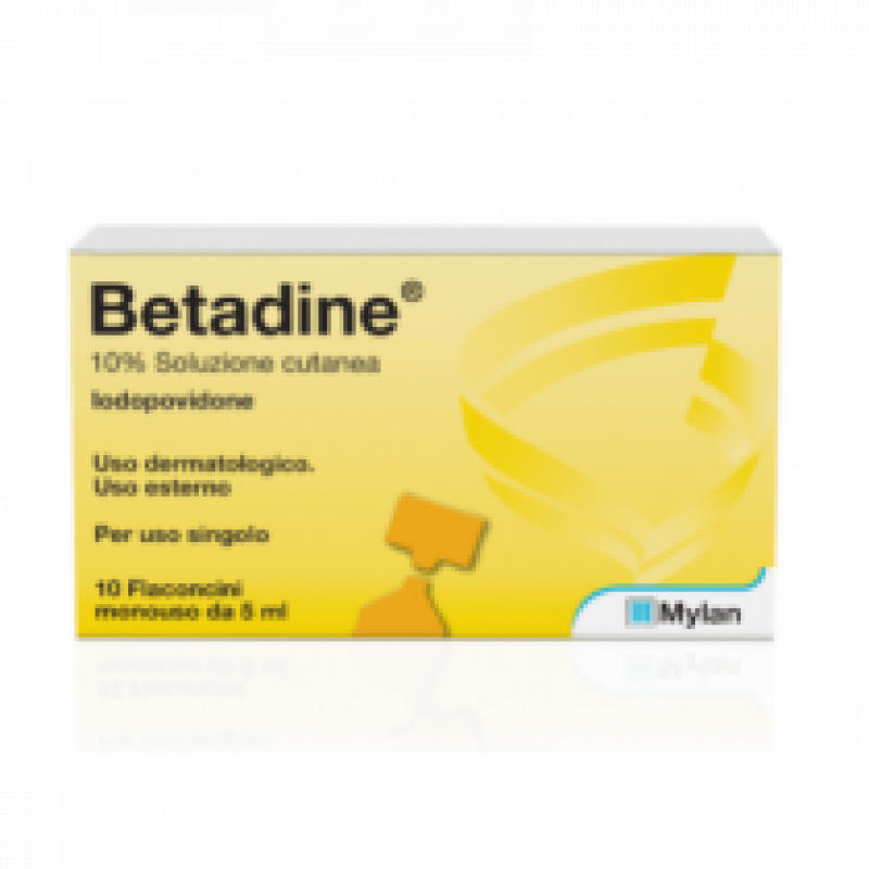 BETADINE SOLUZIONE CUTANEA 10 FLACONI 10 ML 10%