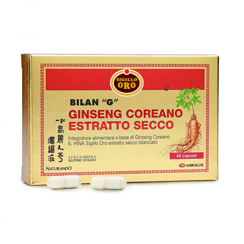 Naturando Ginseng Bilan-G Integratore 40 Capsule