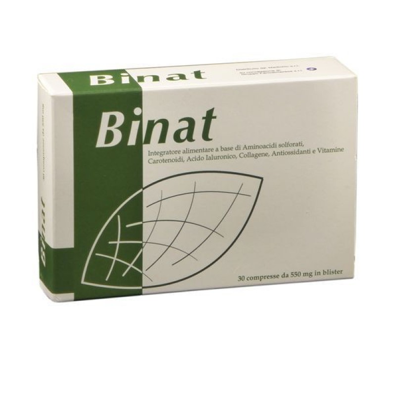 Binat Integratore Unghie Capelli 30 Compresse 15 g