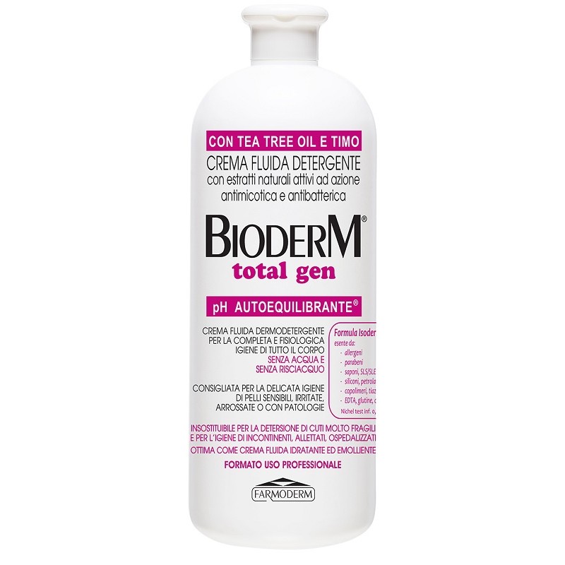 Bioderm Total Gen crema fluida detergente 1000 ml