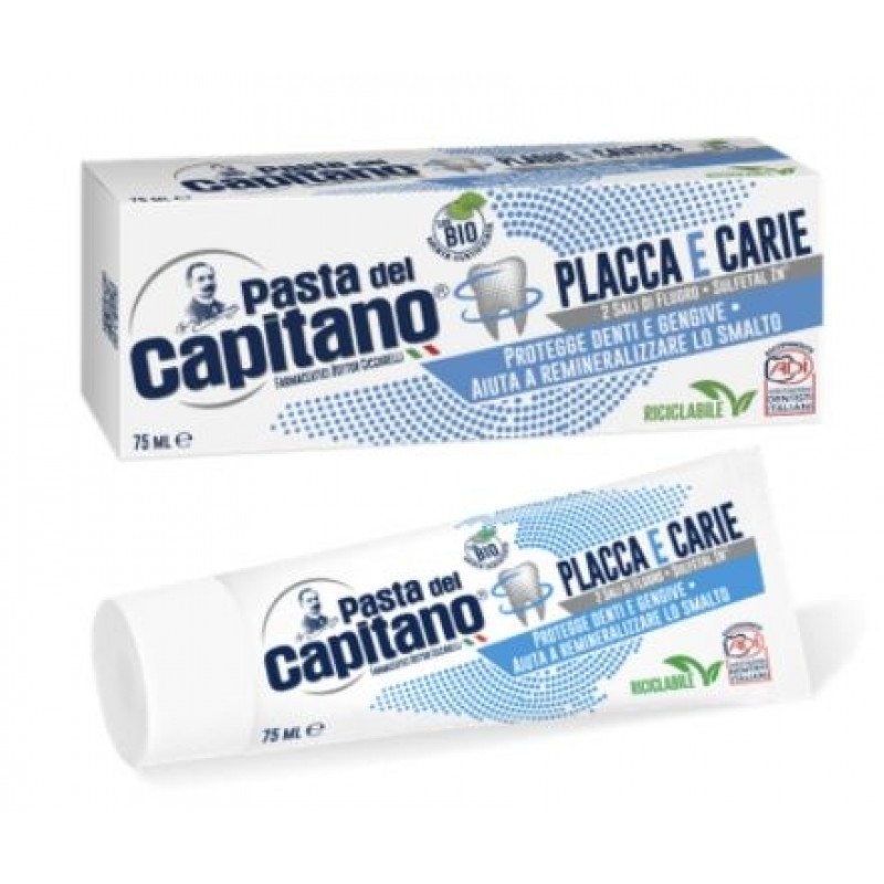 PASTA DEL CAPITANO DENTIFRICIO PLACCA E CARIE 100ML