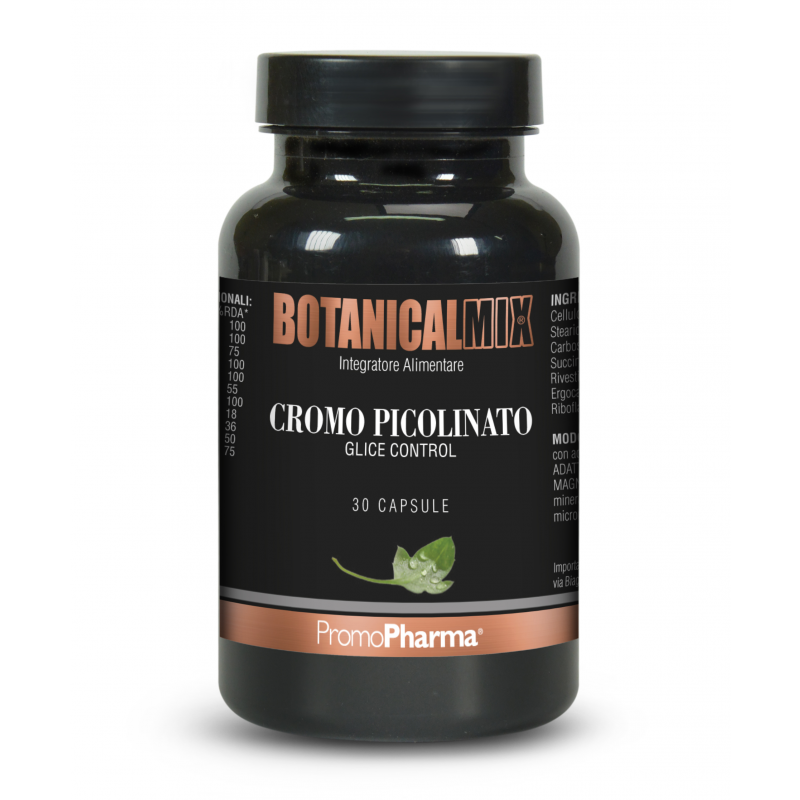 Botanical Mix Cromo Picolinato normali livelli di glucosio 30 capsule vegetali