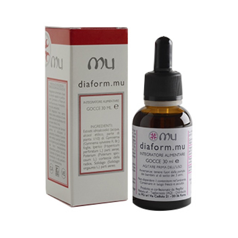Diaform Mu integratore alimentare utile per l'apparato digerente 30ml