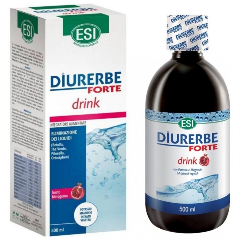 Esi Diurerbe Forte Drink Melograno Integratore Drenante 500 ml