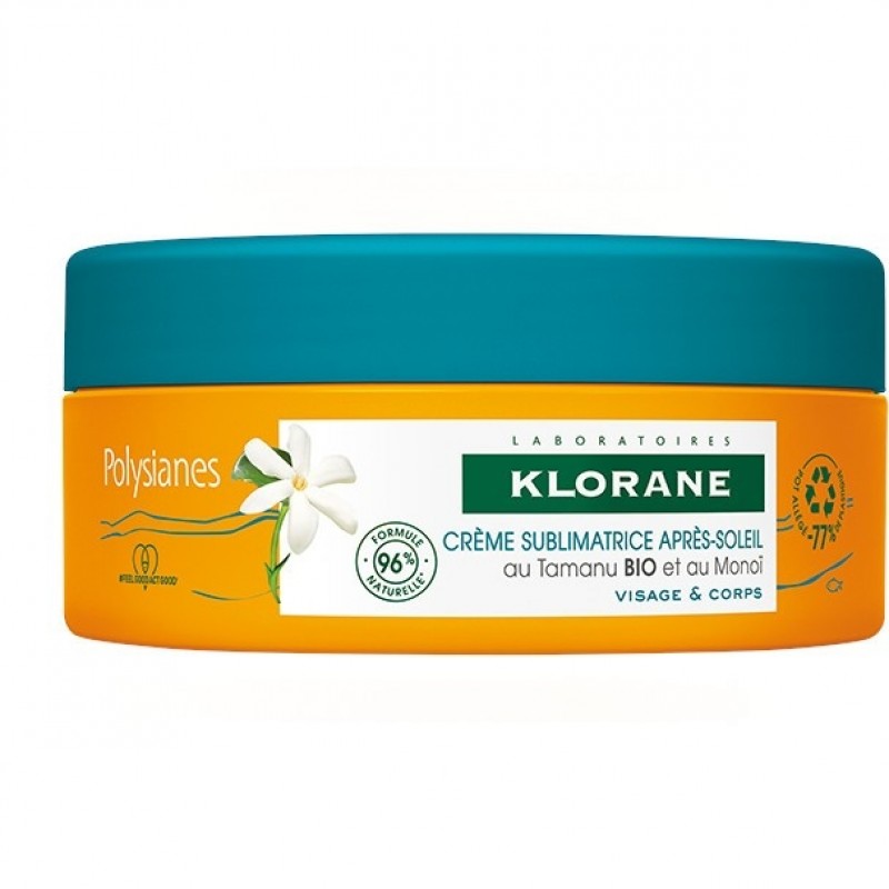 KLORANE Crema sublimatrice doposole ristrutturante al al Tamanu Bio e al Monoï 200ml