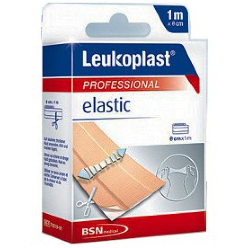 Leukoplast Elastic Cerotto Ritagliabile in Striscia 8cm X 1m