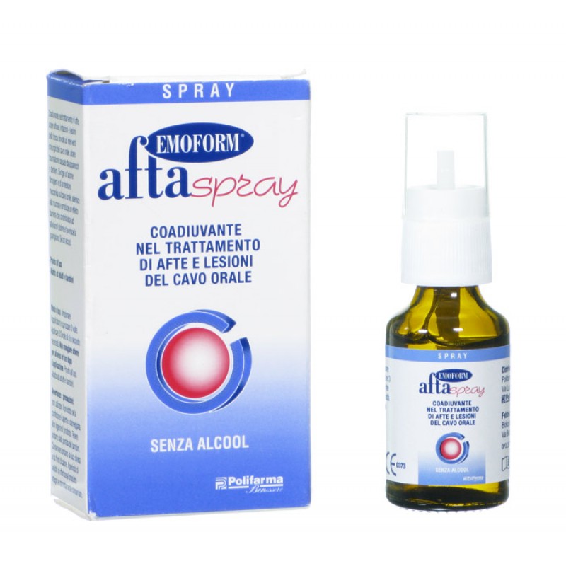 Emoform Aftaspray Trattamento Protettivo Contro Irritazione E Lesioni Della Bocca 15 ml