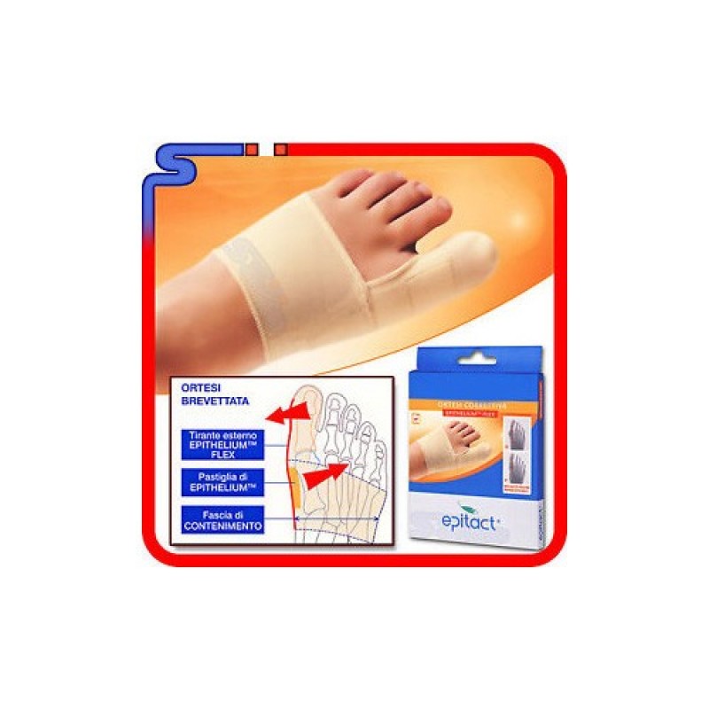 Epitact Ortesi Correttiva Doppia Protezione Per Alluce Valgo Destro Taglia S