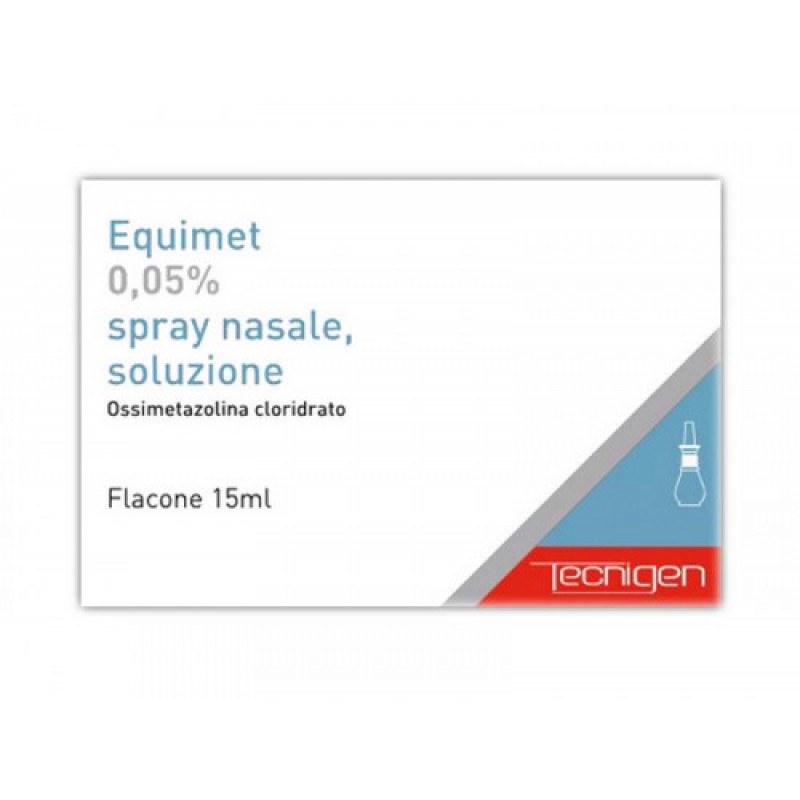 Equimet Spray Nasale - 0,05% di Ossimetazolina Cloridrato - flacone da 15 ml