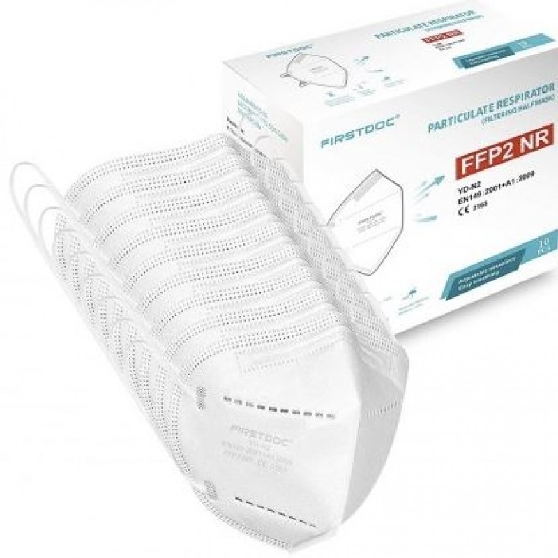 MASCHERINE FFP2 NR SENZA VALVOLA YD-N2 confezione da 10 mascherine imbustate singolarmente