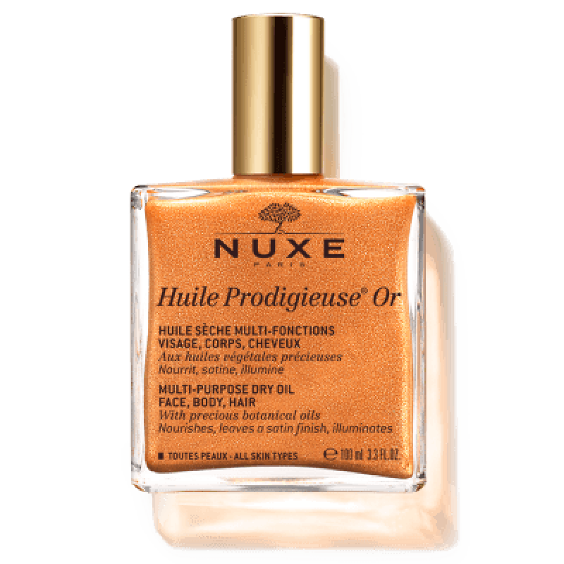 Nuxe Huile Prodigieuse Or - Olio secco spray per viso corpo e capelli - 100 ml