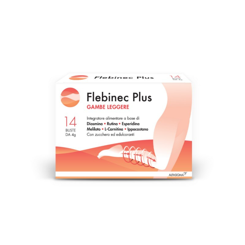 Flebinec Plus - Integratore per il microcircolo - 14 bustine