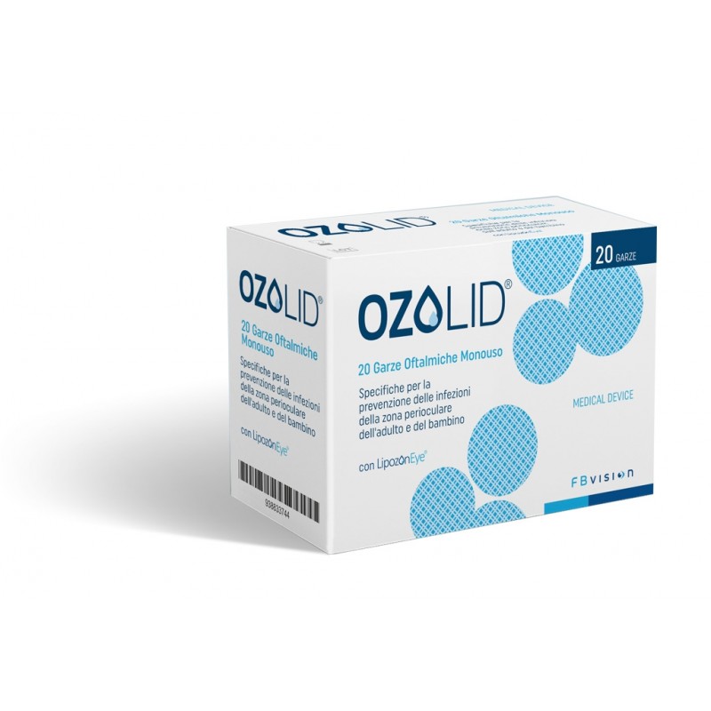Ozolid Garze Oftalmiche Monouso 20 Pezzi