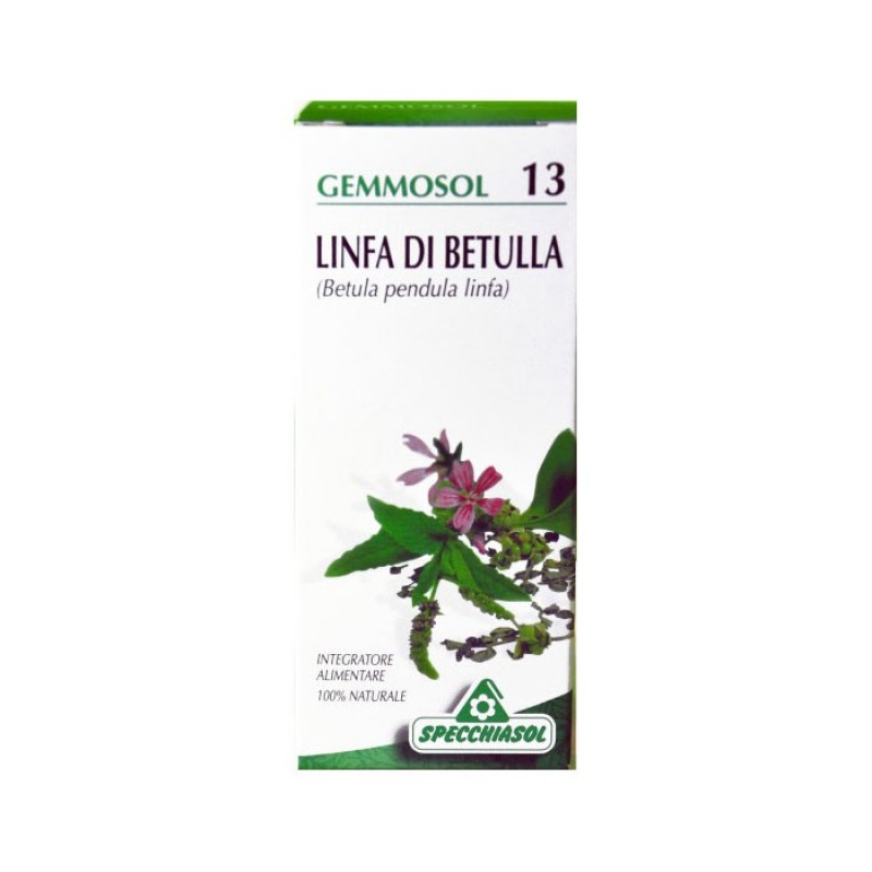 Specchiasol Gemmosol 13 Linfa di Betulla Gemmoderivati 50 ml