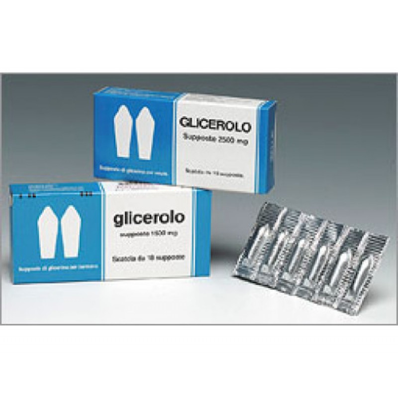 Glicerolo Sella Adulti 2250 mg Stitichezza Occasionale 18 Supposte