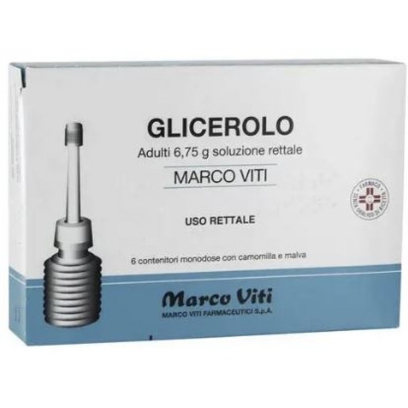 Glicerolo Adulti Marco Viti 6 Contenitori 6,75g