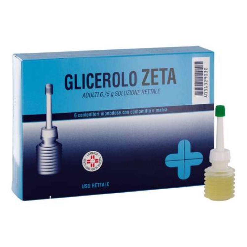 Glicerolo Zeta Adulti - Soluzione rettale - 6 clismi